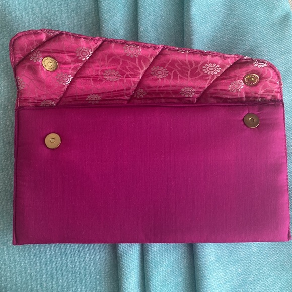 Cotton Silk Clutch Purse - Picture 3 of 5